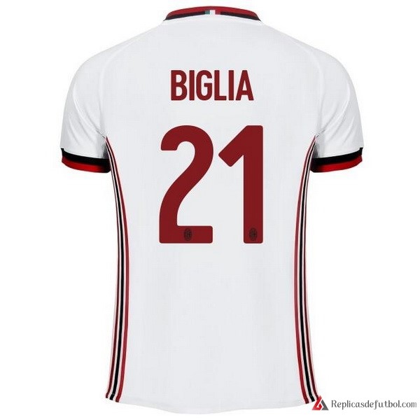 Camiseta Milan Segunda equipación Biglia 2017-2018